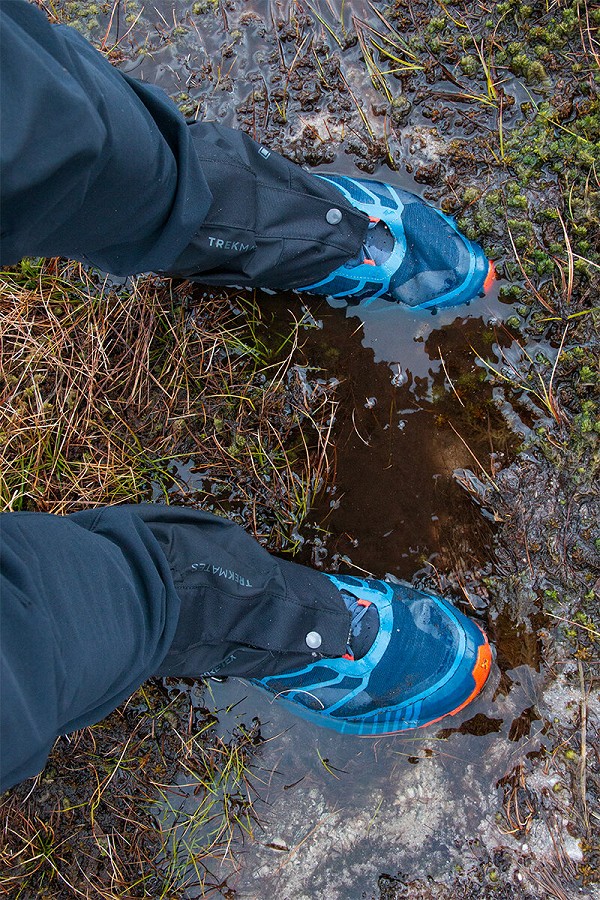 Also worth wearing for wetter days in trail shoes  © Dan Bailey