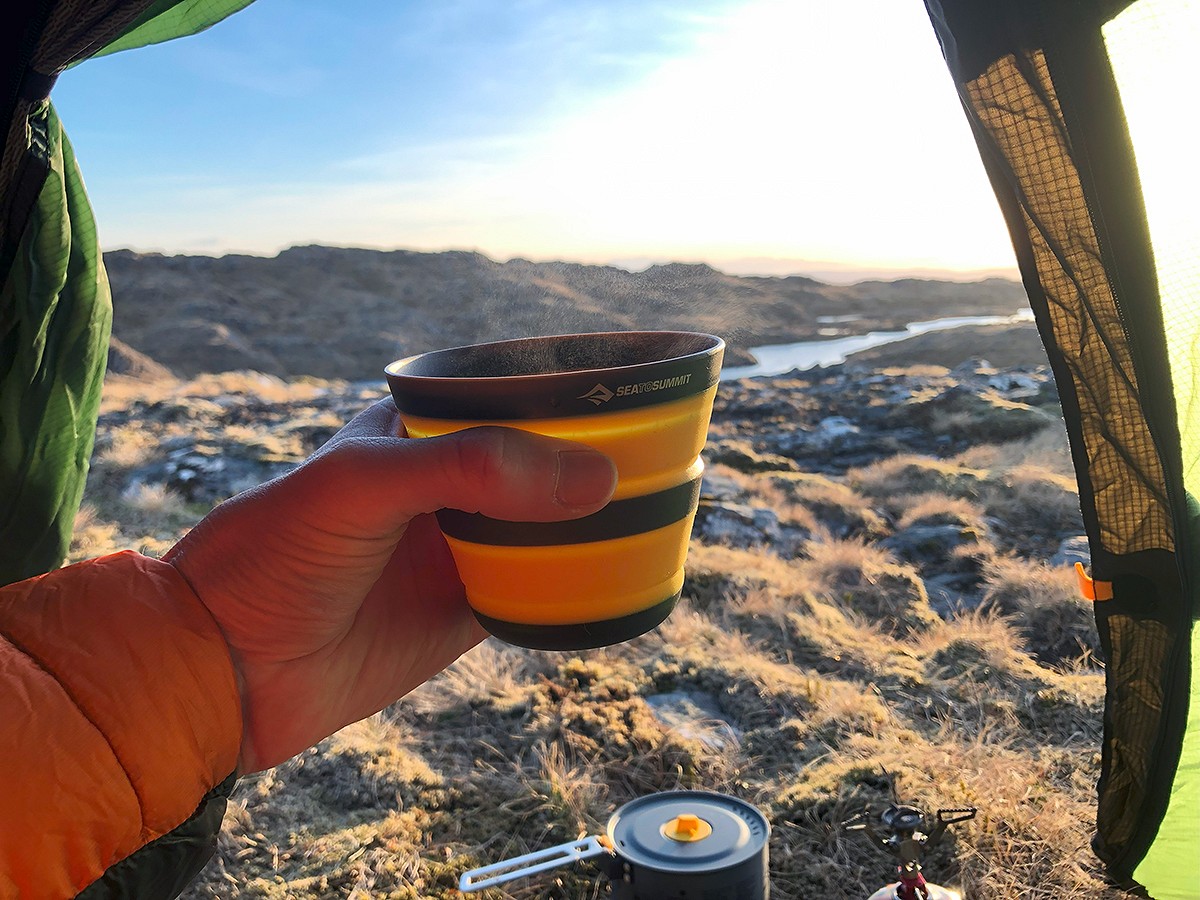 Frontier Ultralight Collapsible Cup is lighter and sturdier than the original  © Dan Bailey