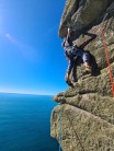 Jordan on 'The Tiercel' (or some variation of!?) at Trewavas on what feels like the first day of spring - finally!