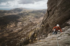 The Knight's move pitch on Grooved Arete., 1072 kb