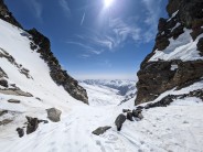 Looking into Switzerland from the Buinlucke Col