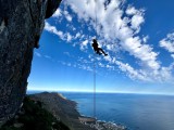 60 meter abseil off table mountain