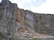 Intake quarry rockfall