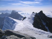 Summit ridge of Mont Blanc du Tacul
