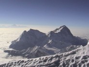 View of Makalu from NE Ridge of Everest.