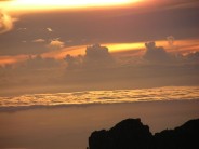 Sunrise from summit of Mt Kinabalu