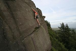 Summer evening cragging: before developing