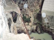 El Chorro path - leaving nothing to the imagination...