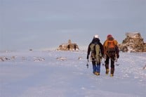 Summit walk to the Ben