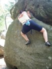 Escape from the heat, bouldering in the shade!