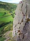 Tom on The Fang, Gouther Crag
