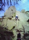 Jay leading Yong at the Roaches