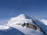Mont Blanc Summit Dome from Col Maudit