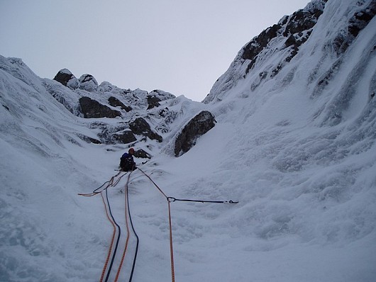 Post easter ice on the Ben - Zero Gully.  © Mikeyc