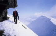 Almost Alpine! Climbing from Central Gully to Central Rib Route<br>© Mark Salter