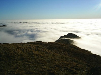 The island of Wansfell from High Pike, Cumbria.  © Removed User
