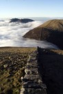 the mourne wall from high on donard
