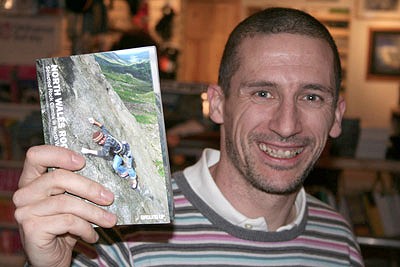 Rob Wilson, one of the team at Ground Up, with the new guidebook.