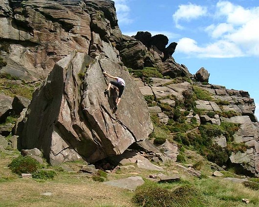 Done in the day when it was simply called, Boulder A, Route 4  © Andy Fielding