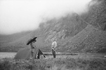 Dubh Loch in the mist - 1979