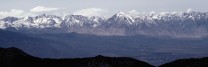 The Sierra Nevada and the Owen's Valley as seen from the White Mountains at 10,000ft