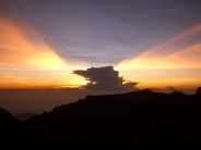 Sunrise from summit of Mt Kinabalu