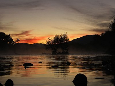 Another amazing sunrise on the River Manso  © Caedmon Mullin
