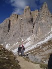 Pete & Graham after climbing the 3rd Sella Tower