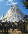 cathedral peak, tuolumne meadows, and route from the approach<br>© brianrunner