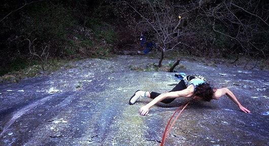 Seconding in Dovedale  © Andy Stephenson