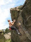 More bouldering on a nice day at the Roaches