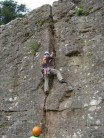 Adrian warming up on Havers crack