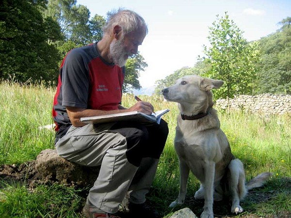 Sir Chris Bonington and Tufa the Dog  © Sam Mayfield