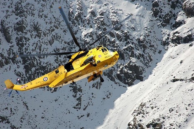 Another rescue under way on Snowdon  © Sean Kelly