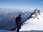 on the normal route of Mont Blanc du Tacul