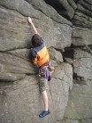Carwyn soloing somwe where on dover wall at stange