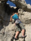 Climbing at Faqra, Lebanon