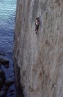 Jerry Peel on-sighting Wreath of Deadly Nightshade (E6/7 6b) in 1993, North Stack, Gogarth