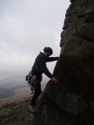 Chris's first climb of the year