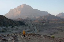 Setting Sun on Jabal Misht - Oman