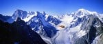 Mont Blanc from Bonatti Pillar