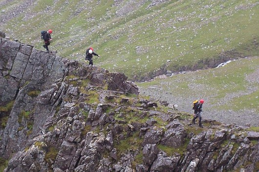 Moving Together on Tower Ridge  © RAF Mountain Rescue Service