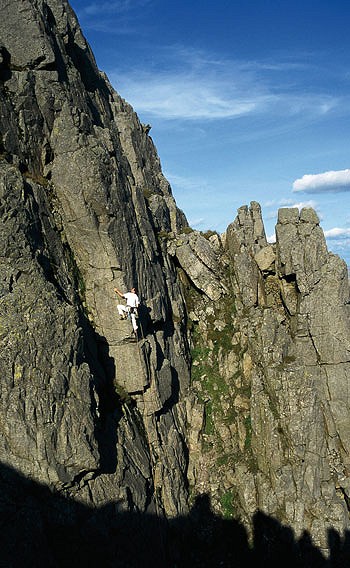Stephen Reid on Not A Cairn In The World, Westmorland Crags, Gable © Trevor Suddaby