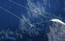 Tyrolean off Lost Arrow Spire Tip, Yosemite
