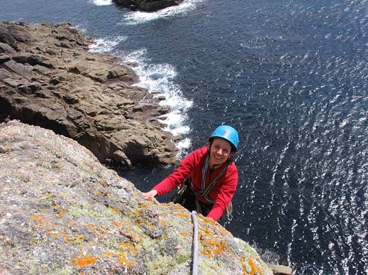Me on final pitch of Diocese, Chair Ladder in Cornwall,  © JanaDoma