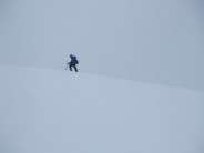 brixton climber in scotland.Somewhere in Glencoe