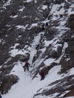 Five Climbers on Red Gully - Coire an t'Sneachda
