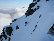 Towards the top of Central Gully