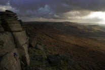 One last route.  End of the Day at Stanage