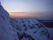 View from NE Buttress in fading light